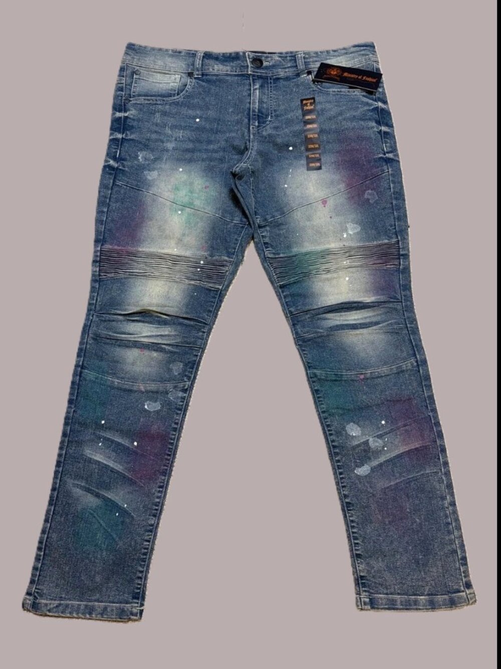 Ministry Of Fashion Skinny Fit Distressed Denim Jeans